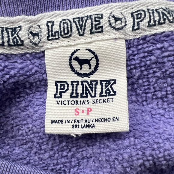 PINK Purple & Leopard Logo Long Sleeve Top - Picture 7 of 8